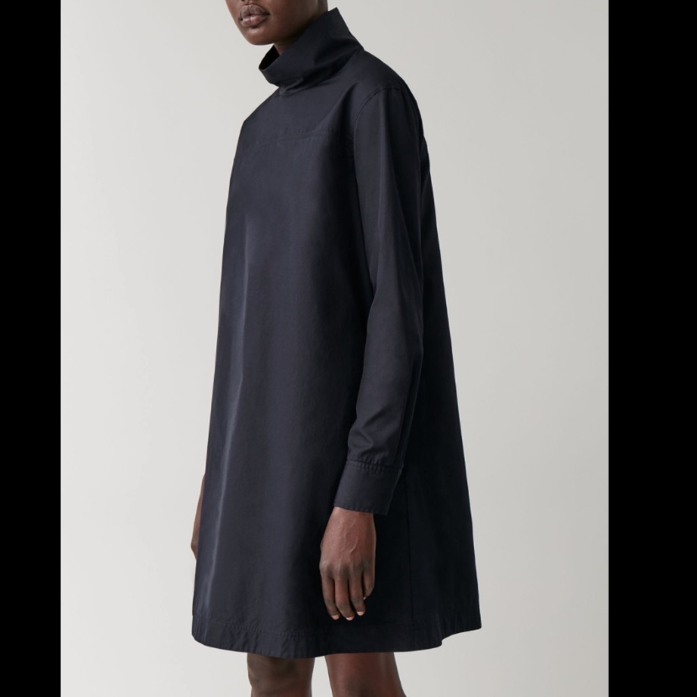 COS Funnel Neck Cotton Dress
